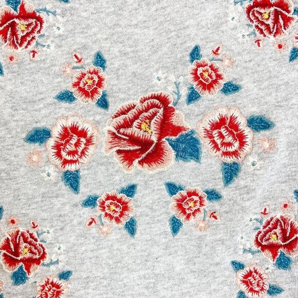 Renvy Small Gray Embroidered Top - Picture 3 of 8